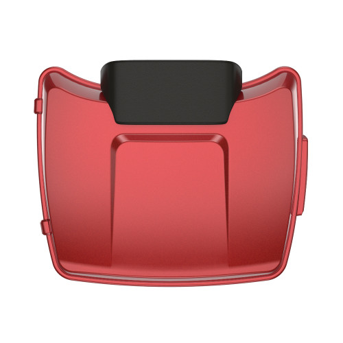 Ember Red Sunglo Razor Tour Pack Pad Luggage Trunk For '97-'23 Harley Touring