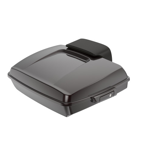 Black Forest Razor Tour Pack Pad Luggage Trunk For '97-'23 Harley Touring