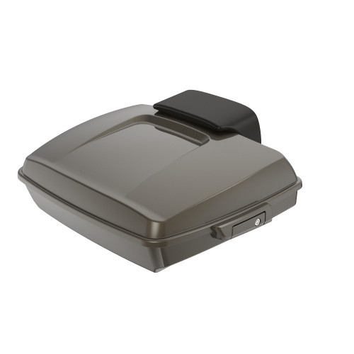 Dark Alloy Razor Tour Pack Pad Luggage Trunk For '97-'23 Harley Touring