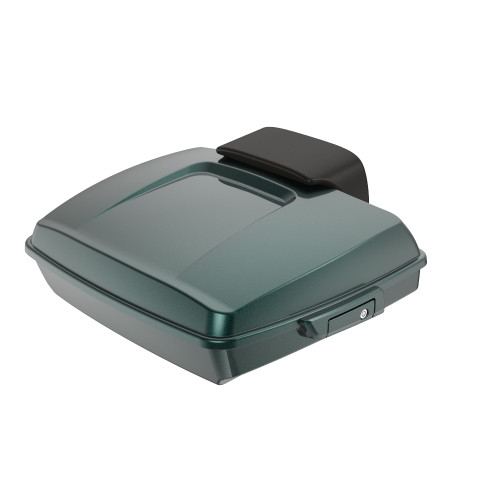 Deep Jade Pearl Razor Tour Pack Pad Luggage Trunk For '97-'23 Harley Touring