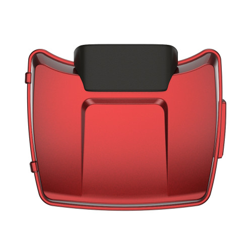 Hard Candy Hot Rod Red Flake Razor Tour Pack Pad Luggage Trunk For '97-'23 Harley Touring