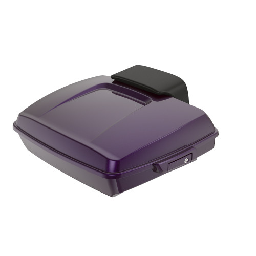 Hard Candy Mystic Purple Flake Razor Tour Pack Pad Luggage Trunk For '97-'23 Harley Touring
