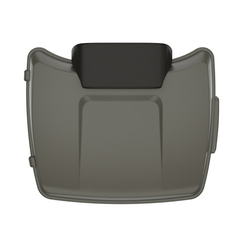 Industrial Gray Denim Razor Tour Pack Pad Luggage Trunk For '97-'23 Harley Touring