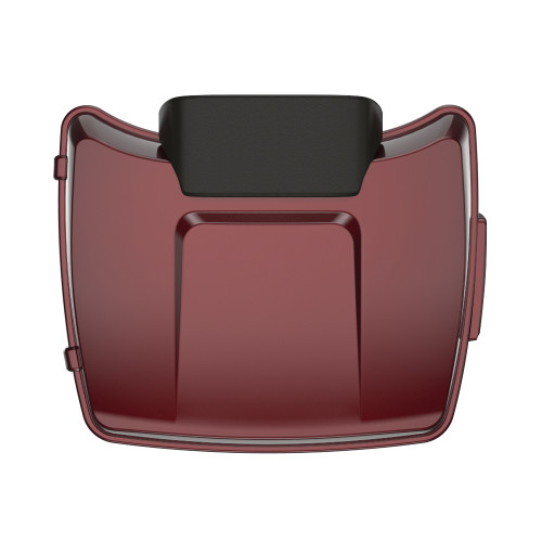Mysterious Red Sunglo Razor Tour Pack Pad Luggage Trunk For '97-'23 Harley Touring