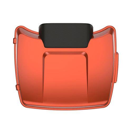 Orange Lava Razor Tour Pack Pad Luggage Trunk For '97-'23 Harley Touring