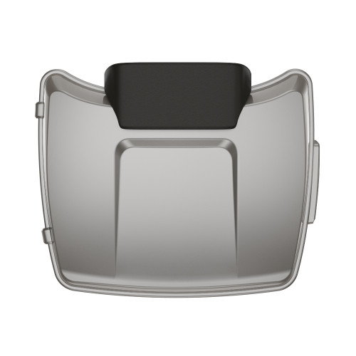 Pewter Pearl Razor Tour Pack Pad Luggage Trunk For '97-'23 Harley Touring