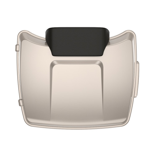 Silver Fortune Razor Tour Pack Pad Luggage Trunk For '97-'23 Harley Touring