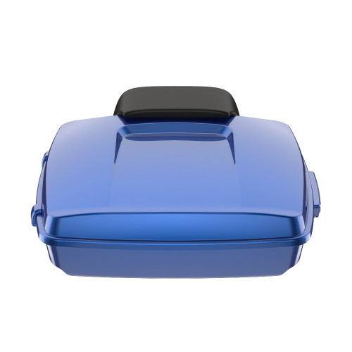 Superior Blue Razor Tour Pack Pad Luggage Trunk For '97-'23 Harley Touring
