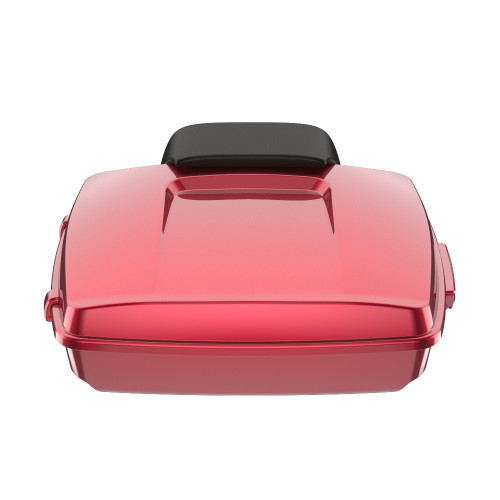 Velocity Red Sunglo Razor Tour Pack Pad Luggage Trunk For '97-'23 Harley Touring