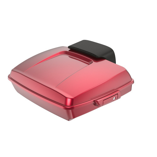 Velocity Red Sunglo Razor Tour Pack Pad Luggage Trunk For '97-'23 Harley Touring