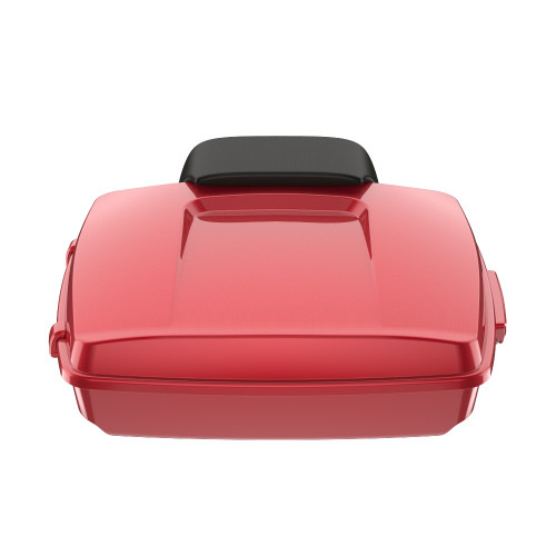 Wicked Red Razor Tour Pack Pad Luggage Trunk For '97-'23 Harley Touring