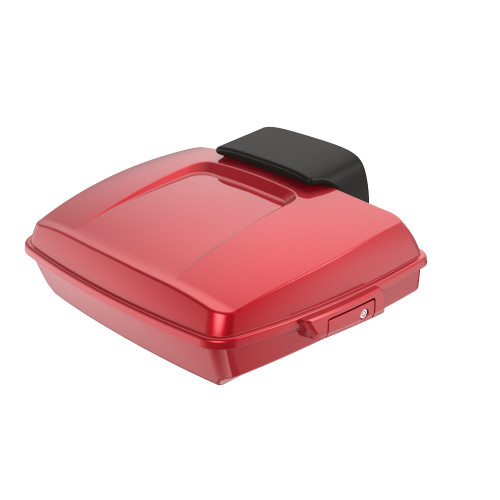 Wicked Red Razor Tour Pack Pad Luggage Trunk For '97-'23 Harley Touring