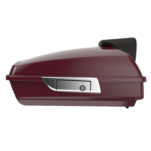 Advanblack Burgundy Metallic  Razor Tour Pack Pak Luggage Trunk Pad For '97-'21 Harley Davidson Touring