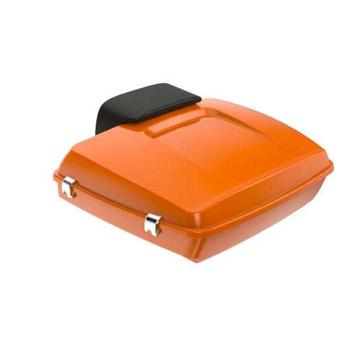 Baja Orange Rushmore Razor Tour Pack Pad For  '97-'22 Harley Touring / Softail