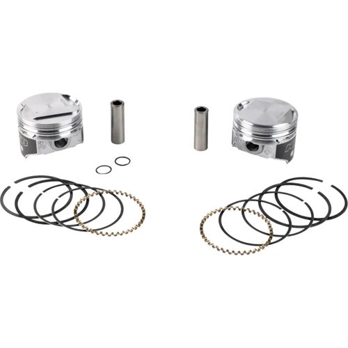 KB Performance #KB305.040 - Piston Kit - 3.498" +0.040" - 9.6:1 CR - 80" Evolution Big Twin