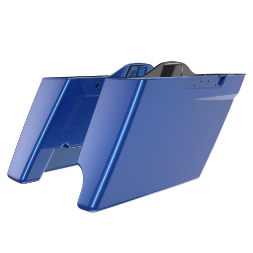 Advanblack Blue Max 2 into 1 Stretched Extended Saddlebag Bottoms for 2014+  Harley Davidson Touring