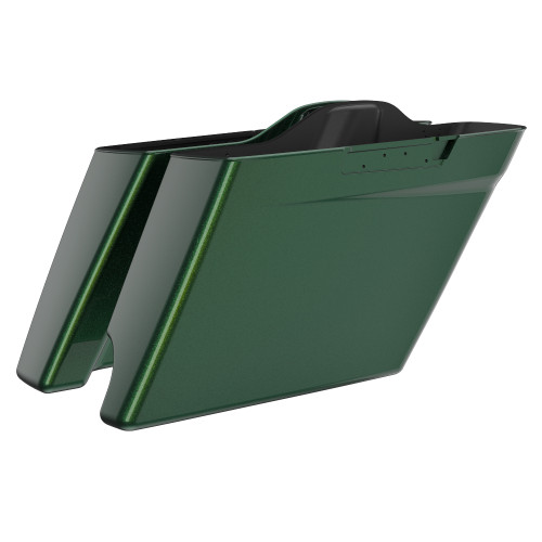 Advanblack Hard Candy Chameleon 2 into 1 Stretched Extended Saddlebag Bottoms for 2014+  Harley Davidson Touring