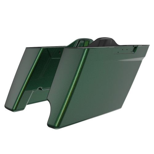 Advanblack Hard Candy Chameleon 2 into 1 Stretched Extended Saddlebag Bottoms for 2014+  Harley Davidson Touring