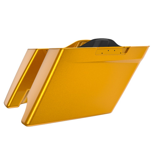 Advanblack Prospect Gold 2 into 1 Stretched Extended Saddlebag Bottoms for Harley Davidson 2014+ Touring