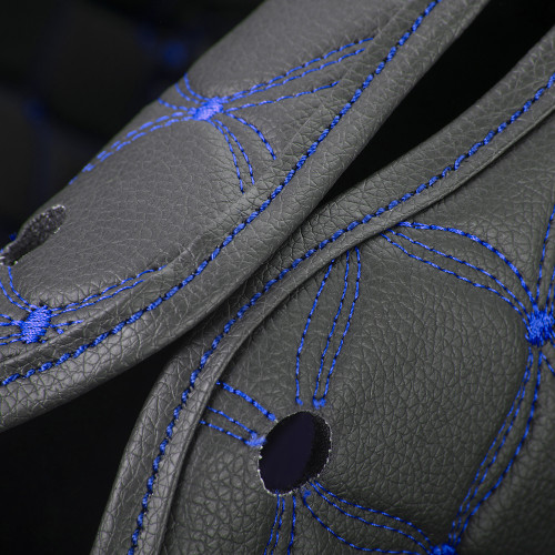 Advanblack Saddlebag Liner Custom Blue Stitching Liner Kit Fit for 1993-2013 OEM Factory Stock SaddleBags Bottoms