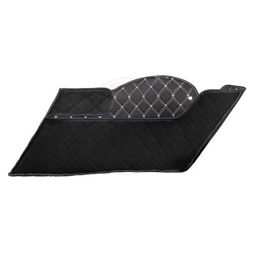 Advanblack Saddlebag Liner Custom Beige Stitching Liner Kit Fit for 1993-2013 OEM Factory Stock SaddleBags Bottoms