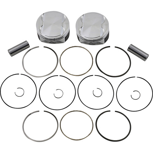 JE Pistons #370244 - Piston Kit - 4.08" Bore - +0.143" Oversize - 107" M8