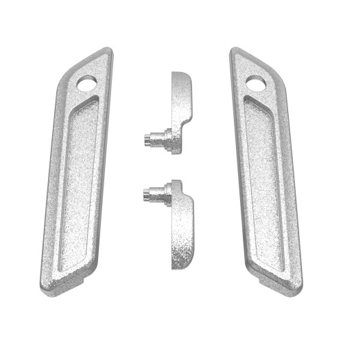 Hard Candy Shattered Flake Saddlebag Lid Lever & Latch Cover Set Kit For 2014+ Harley Touring