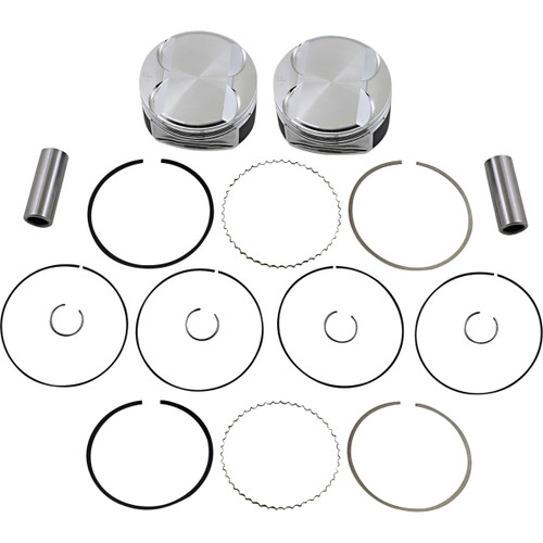 JE Pistons #370243 - Piston Kit - 3.937" Bore - Standard - 107" M8