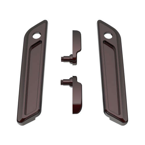 Midnight Crimson Saddlebag Lid Lever & Latch Cover Set Kit For 2014+ Harley Touring