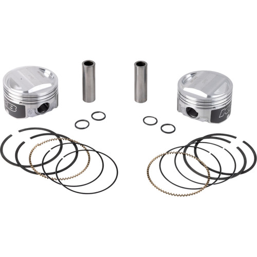 KB Performance #KB426C.005 - Piston Kit - 3.750" +0.005" - 10.5:1 CR - 88" Twin Cam