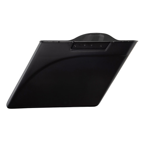 Denim Black Dual Uncut Stretched Saddlebags Bottoms for Harley Davidson '93-'13 Touring