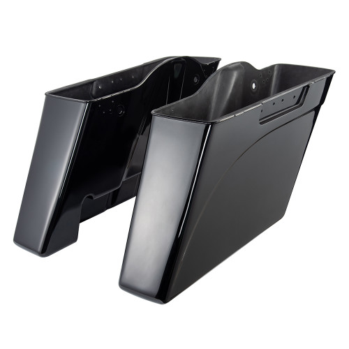 Unpainted Dual Uncut Stretched Saddlebags Bottoms for Harley Davidson '93-'13 Touring