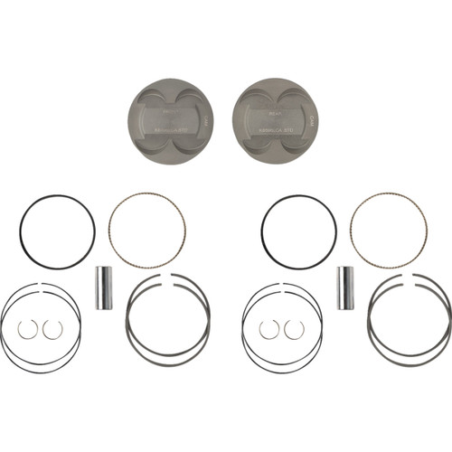 KB Performance #KB596LCA.005 - Piston Kit - 4.250" +0.005" - 11.7:1 CR - 128" Big Bore - 114"/117" M8