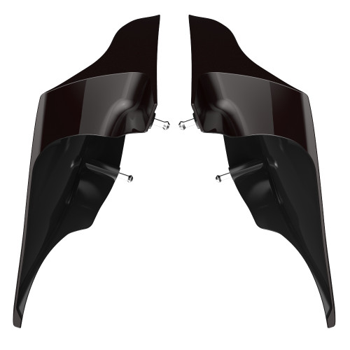 Advanblack Black Forest ABS Stretched Extended Side Cover Panel for 2014+ Harley Davidson Touring
