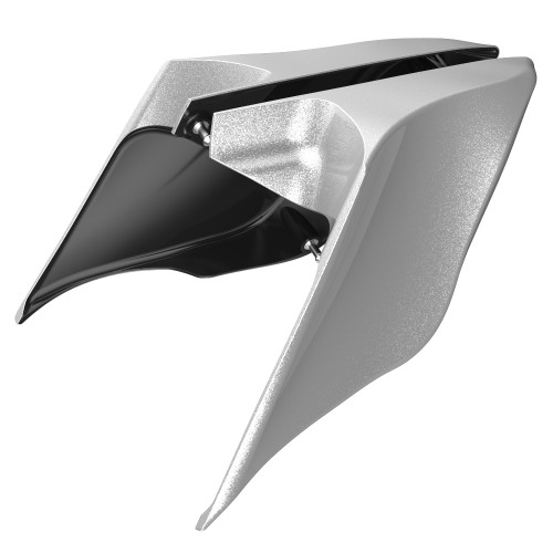 Advanblack Hard Candy Sharttered Flake ABS Stretched Extended Side Cover Panel for 2014+ Harley Davidson Touring