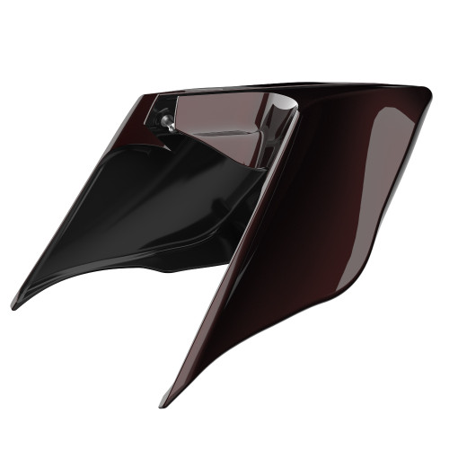 Advanblack Midnight Crimson ABS Stretched Extended Side Cover Panel for 2014+ Harley Davidson Touring