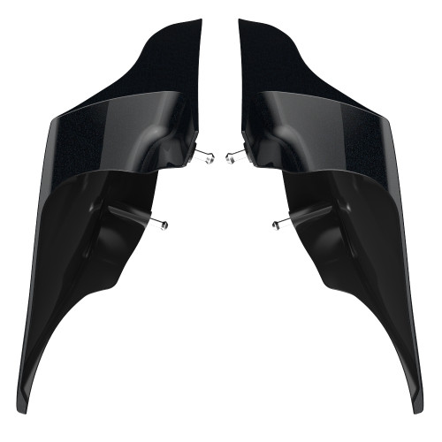 Advanblack Midnight Pearl ABS Stretched Extended Side Cover Panel for 2014+ Harley Davidson Touring