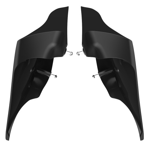 Advanblack Unpainted ABS Stretched Extended Side Cover Panel for 2014+ Harley Davidson Touring