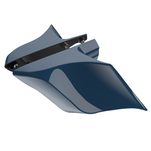 Advanblack Reef Blue ABS Stretched Extended Side Cover Panel for 2014+ Harley Davidson Touring
