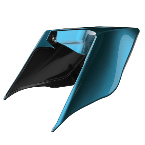 Advanblack Tahitian Teal ABS Stretched Extended Side Cover Panel for 2014+ Harley Davidson Touring