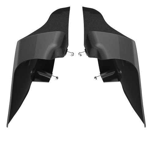 Advanblack Black Hole ABS CVO Style Stretched Extended Side Cover Panel for 2014+ Harley Davidson Touring