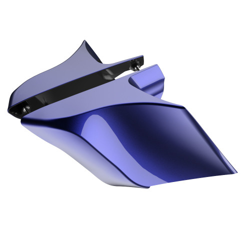 Advanblack Zephyr Blue ABS CVO Style Stretched Extended Side Cover Panel for 2014+ Harley Davidson Touring