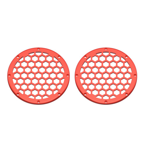 Advanblack x XBS Color Matched HEX 6.5'' Speaker Grills-Candy Orange
