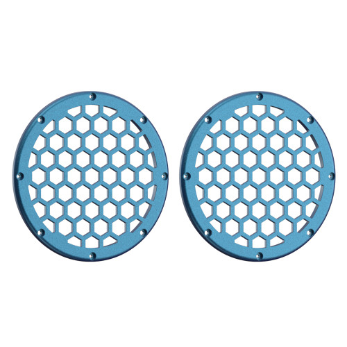 Advanblack x XBS Color Matched HEX 6.5'' Speaker Grills-Daytona Blue