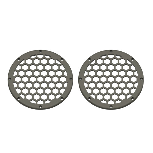 Advanblack x XBS Color Matched HEX 6.5'' Speaker Grills-Industrial Gray