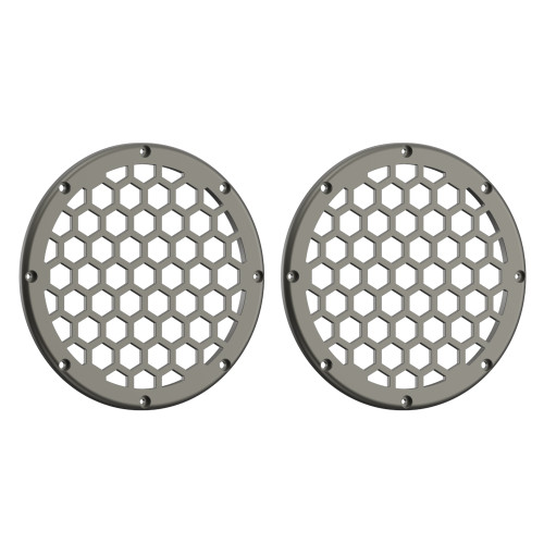 Advanblack x XBS Color Matched HEX 6.5'' Speaker Grills-Industrial Gray Denim