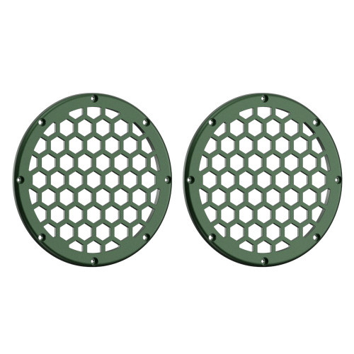 Advanblack x XBS Color Matched HEX 6.5'' Speaker Grills-KInetik Green