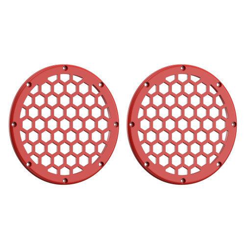 Advanblack x XBS Color Matched HEX 6.5'' Speaker Grills-Performance Orange