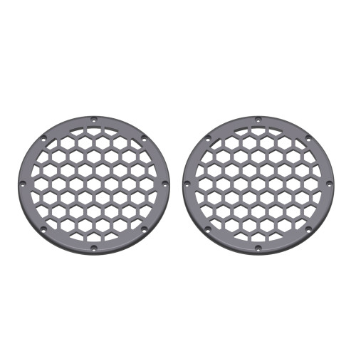 Advanblack x XBS Color Matched HEX 6.5'' Speaker Grills-Smoke Gray