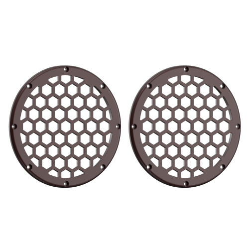 Advanblack x XBS Color Matched HEX 6.5'' Speaker Grills-Twisted Cherry